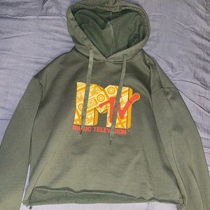 MTV cropped sweatshirt